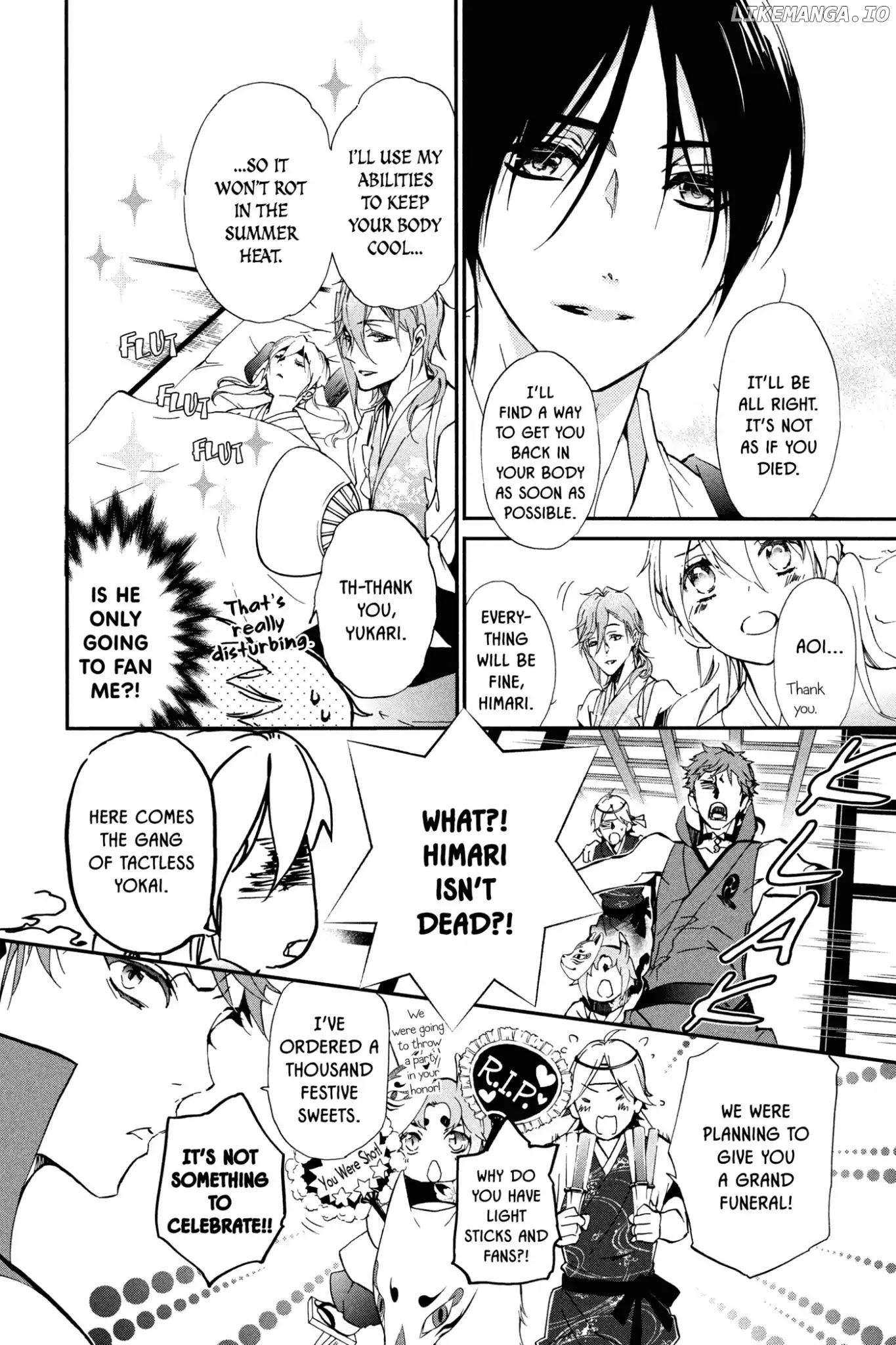 Momochi-san Chi no Ayakashi Ouji chapter 47 - page 12