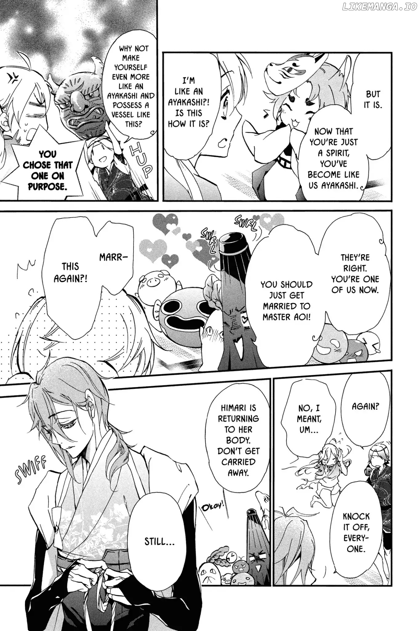 Momochi-san Chi no Ayakashi Ouji chapter 47 - page 13