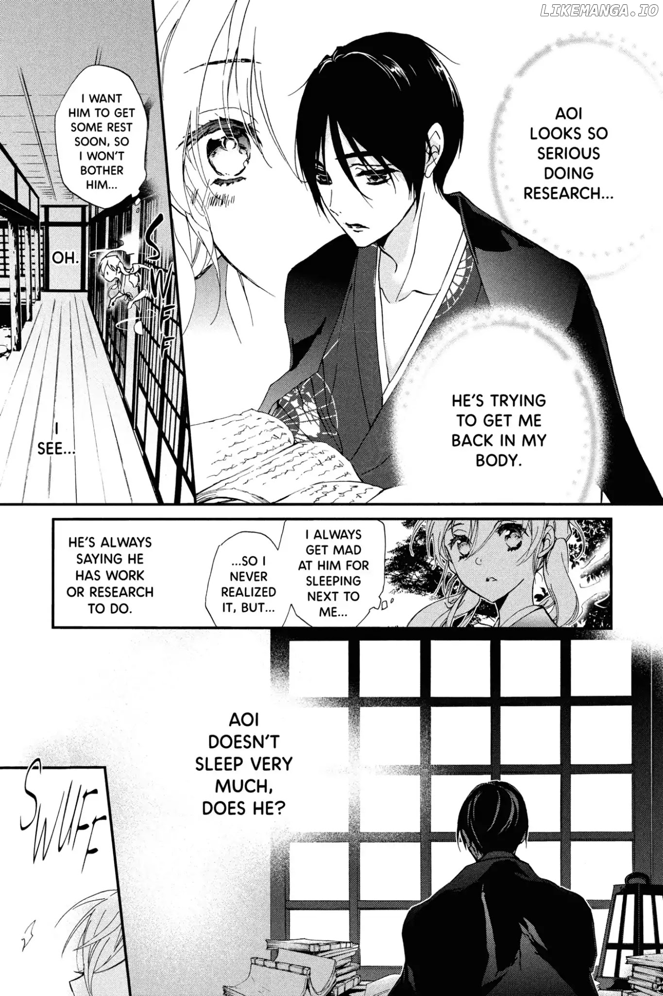 Momochi-san Chi no Ayakashi Ouji chapter 47 - page 19