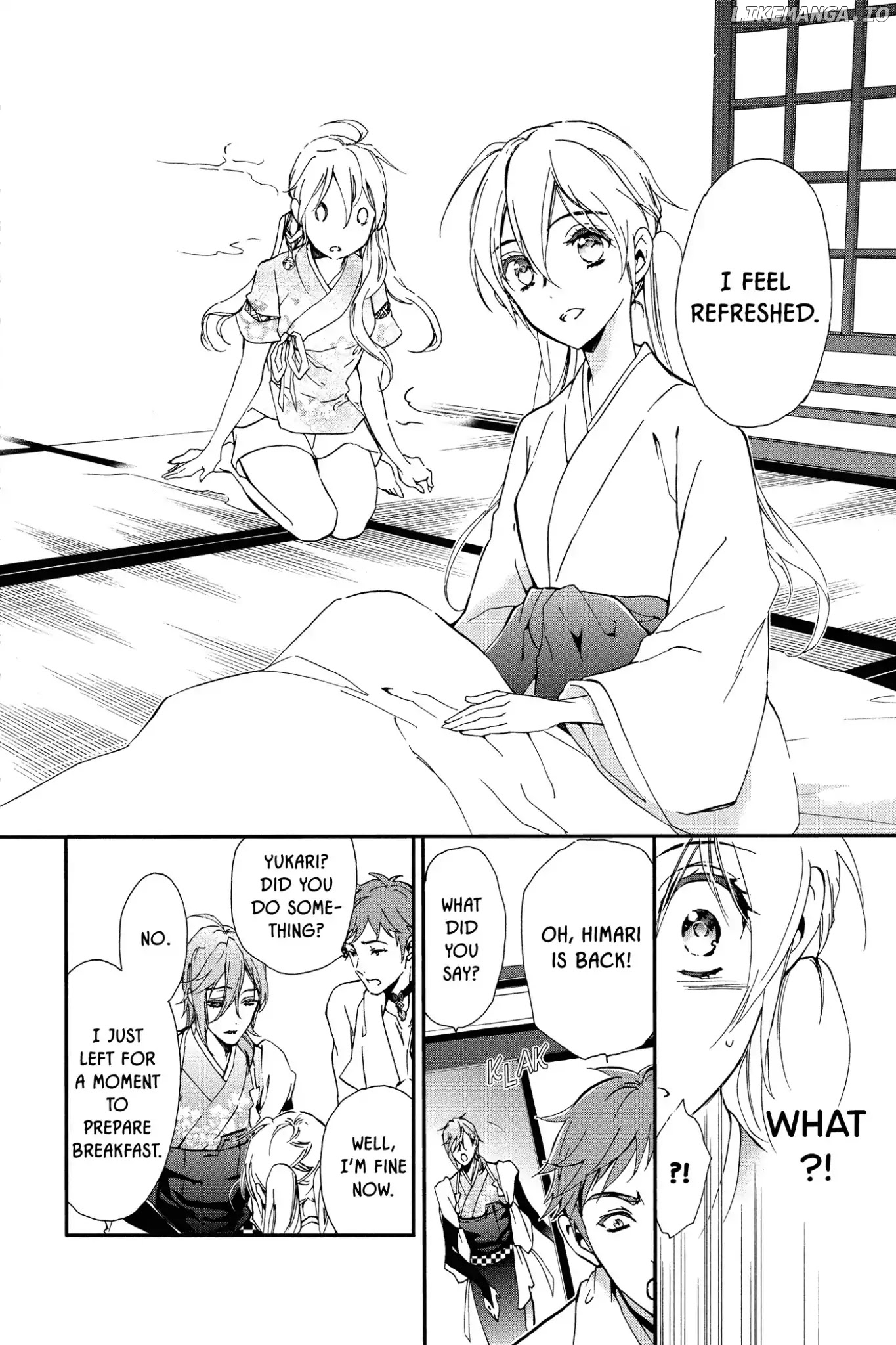 Momochi-san Chi no Ayakashi Ouji chapter 47 - page 36