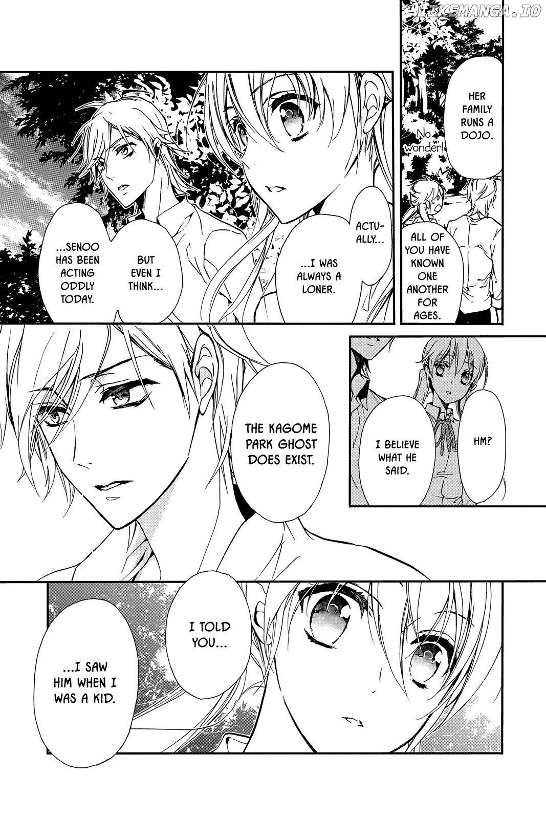 Momochi-san Chi no Ayakashi Ouji chapter 24 - page 22