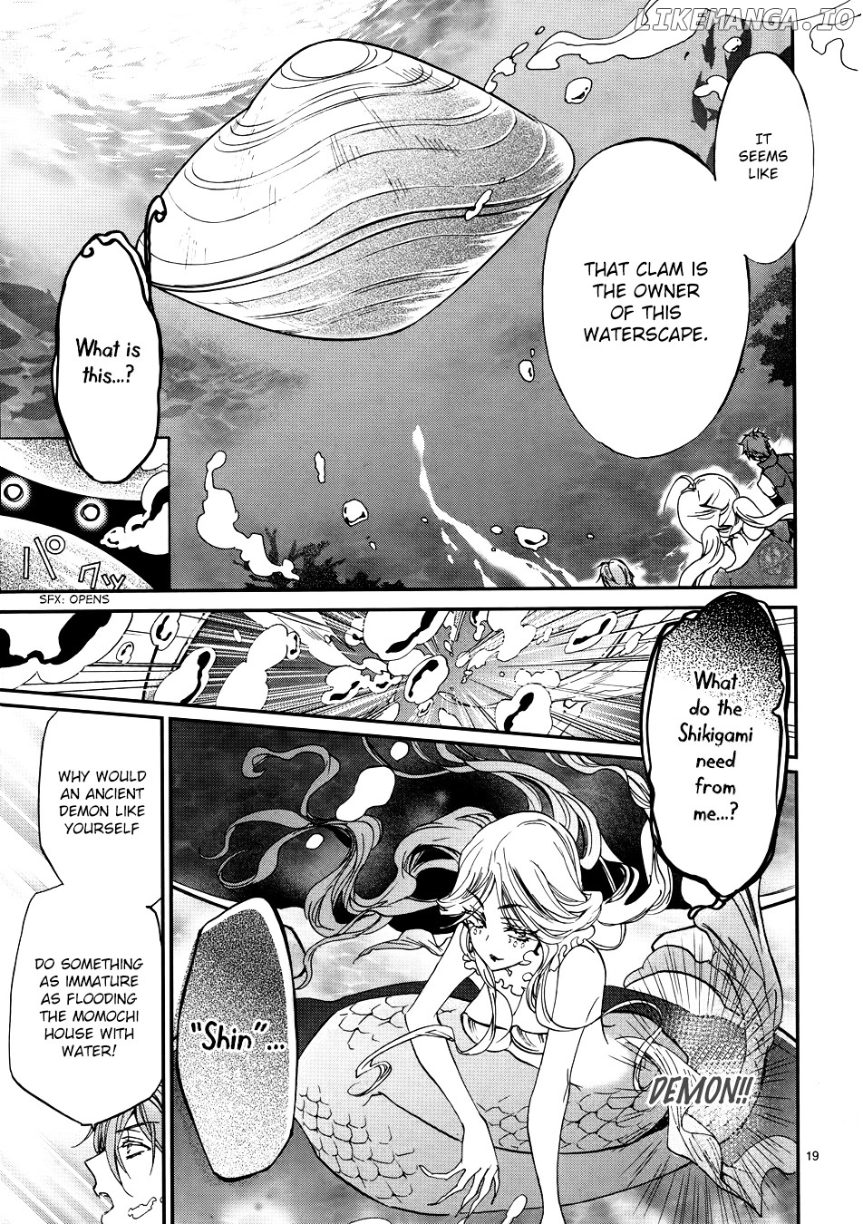 Momochi-san Chi no Ayakashi Ouji chapter 6 - page 21
