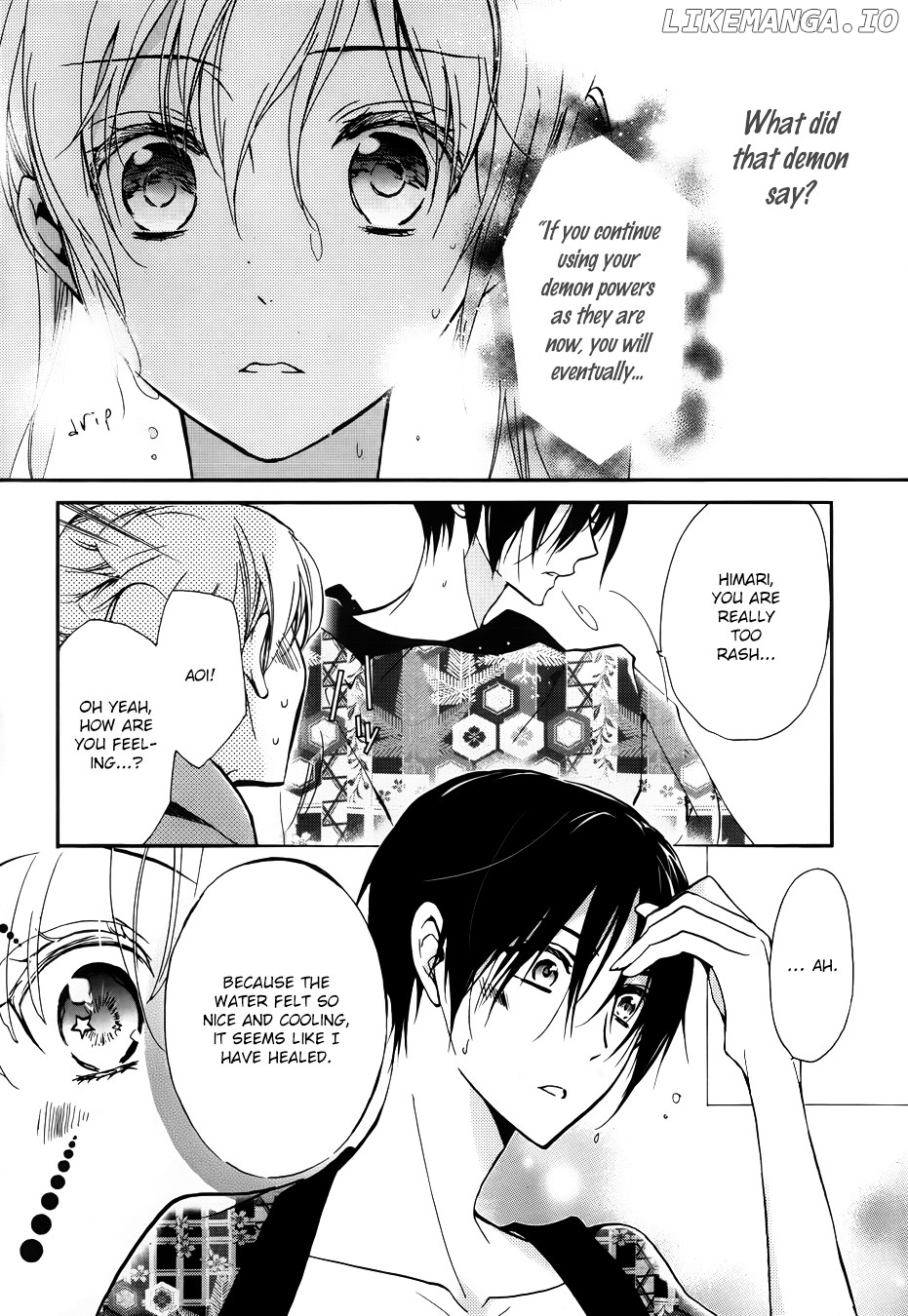 Momochi-san Chi no Ayakashi Ouji chapter 6 - page 32