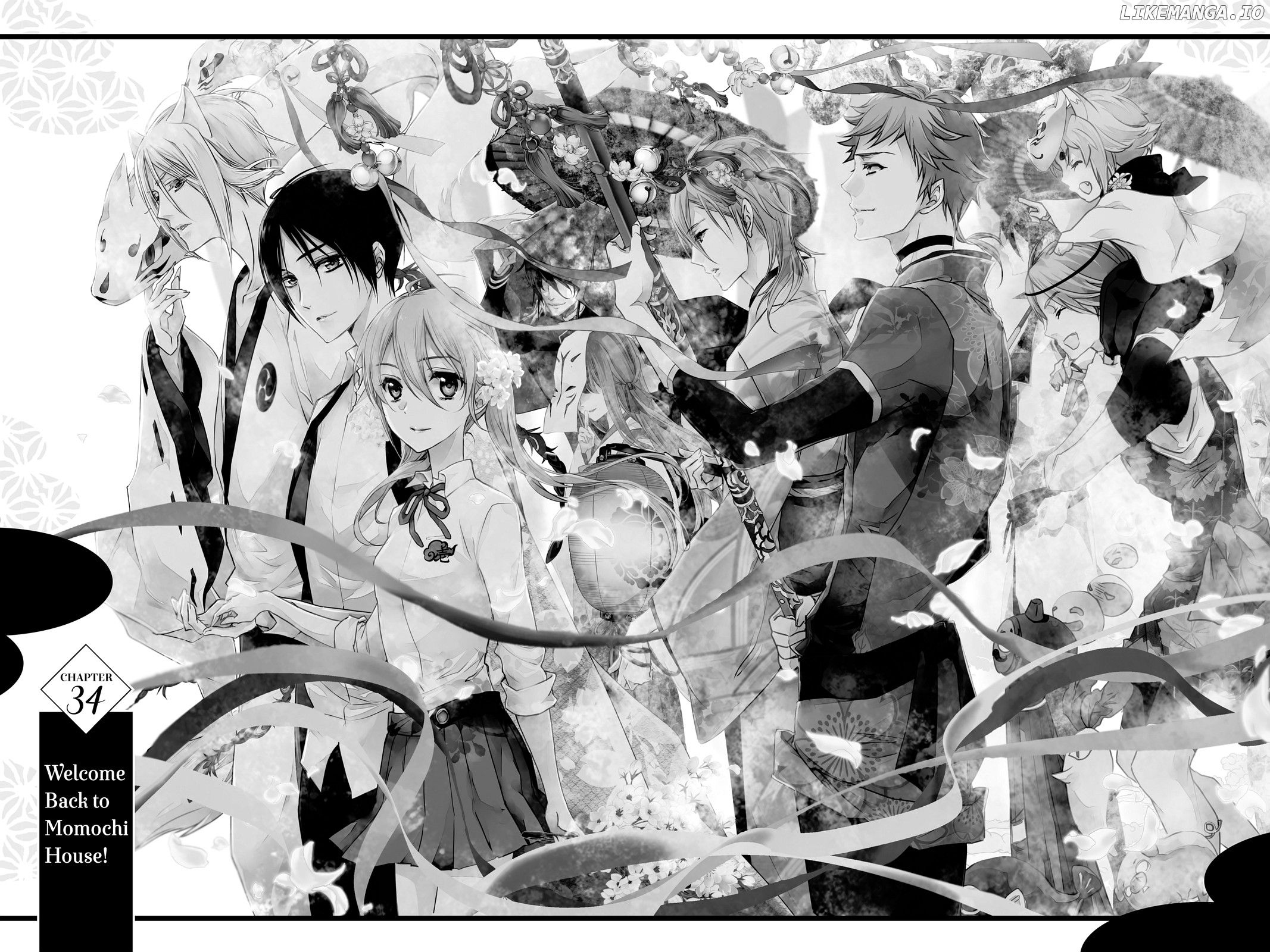 Momochi-san Chi no Ayakashi Ouji chapter 34 - page 1