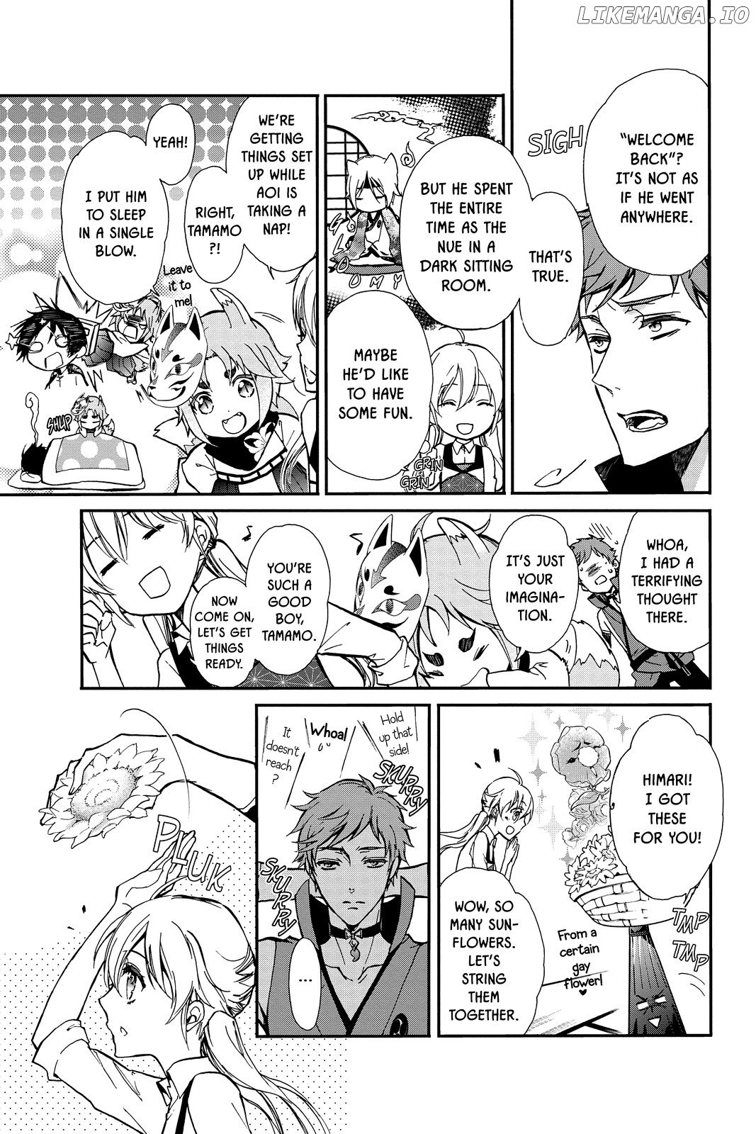 Momochi-san Chi no Ayakashi Ouji chapter 34 - page 11
