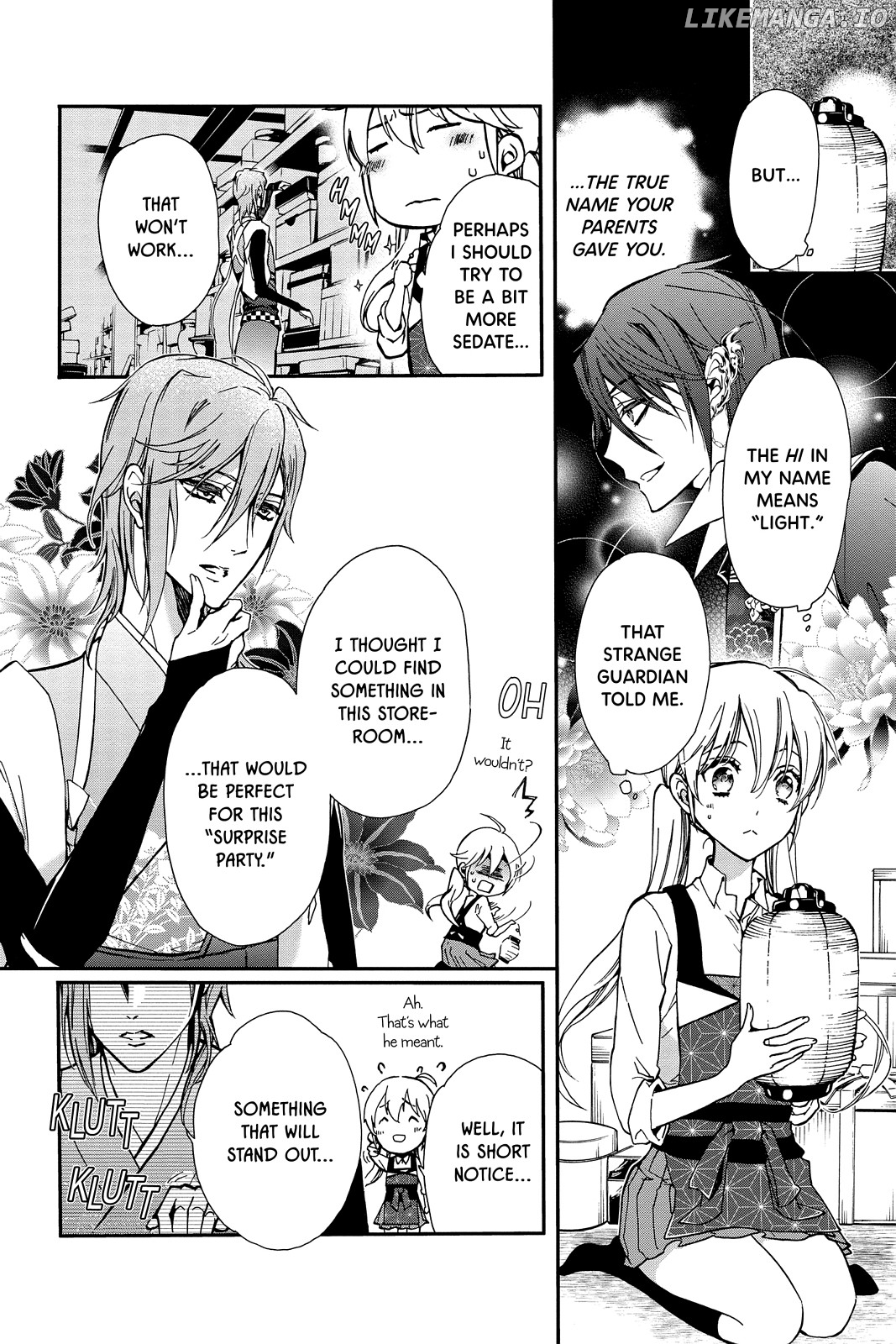 Momochi-san Chi no Ayakashi Ouji chapter 34 - page 14