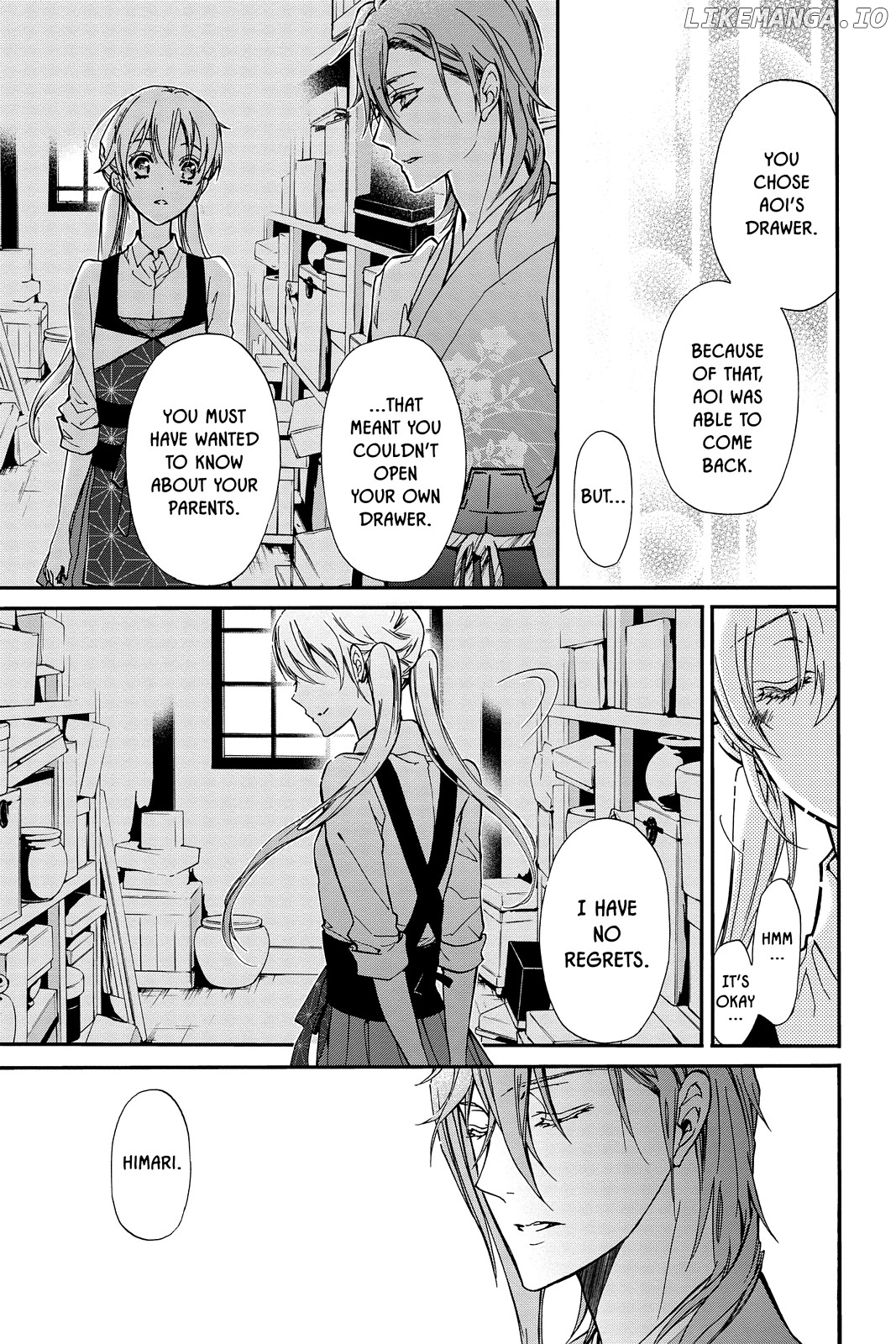 Momochi-san Chi no Ayakashi Ouji chapter 34 - page 17