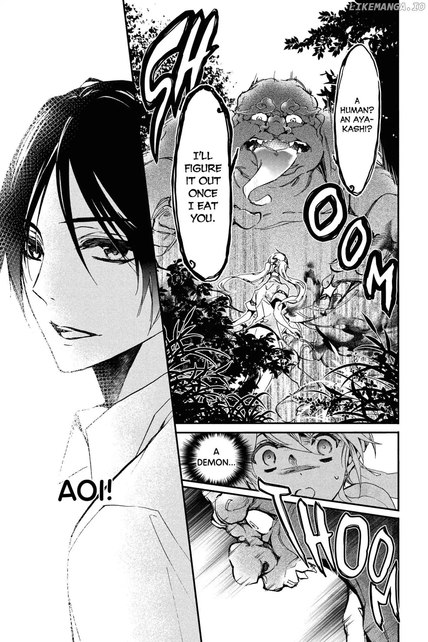 Momochi-san Chi no Ayakashi Ouji chapter 48 - page 21