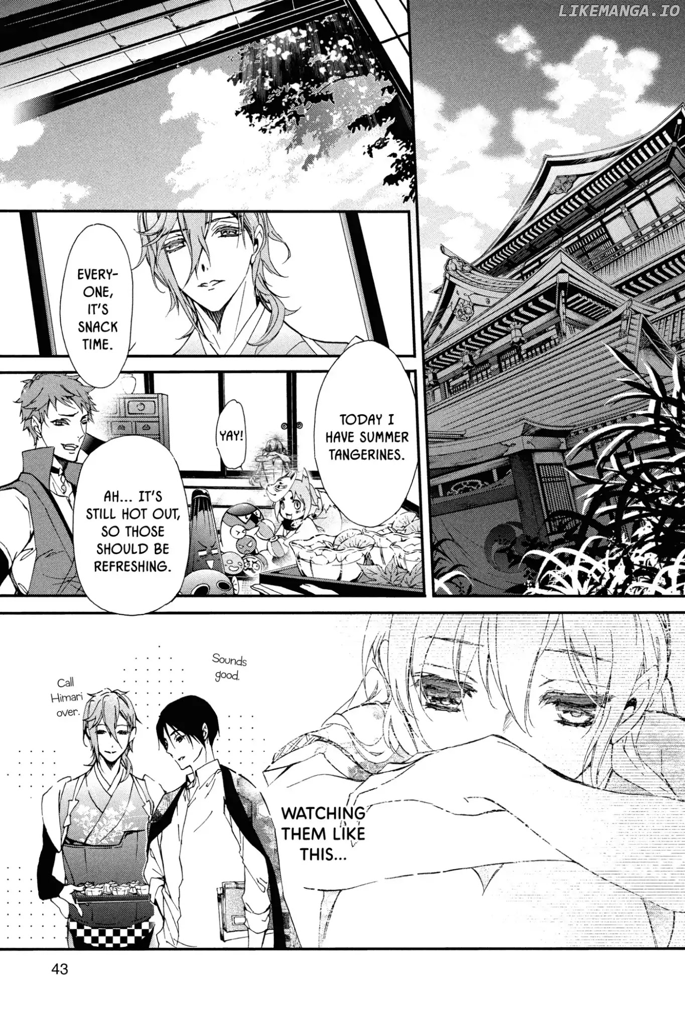 Momochi-san Chi no Ayakashi Ouji chapter 48 - page 5