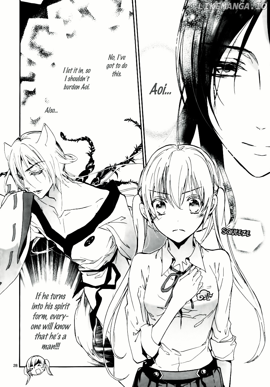 Momochi-san Chi no Ayakashi Ouji chapter 7 - page 30