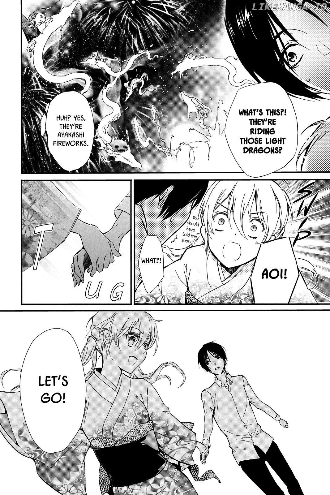 Momochi-san Chi no Ayakashi Ouji chapter 35 - page 13