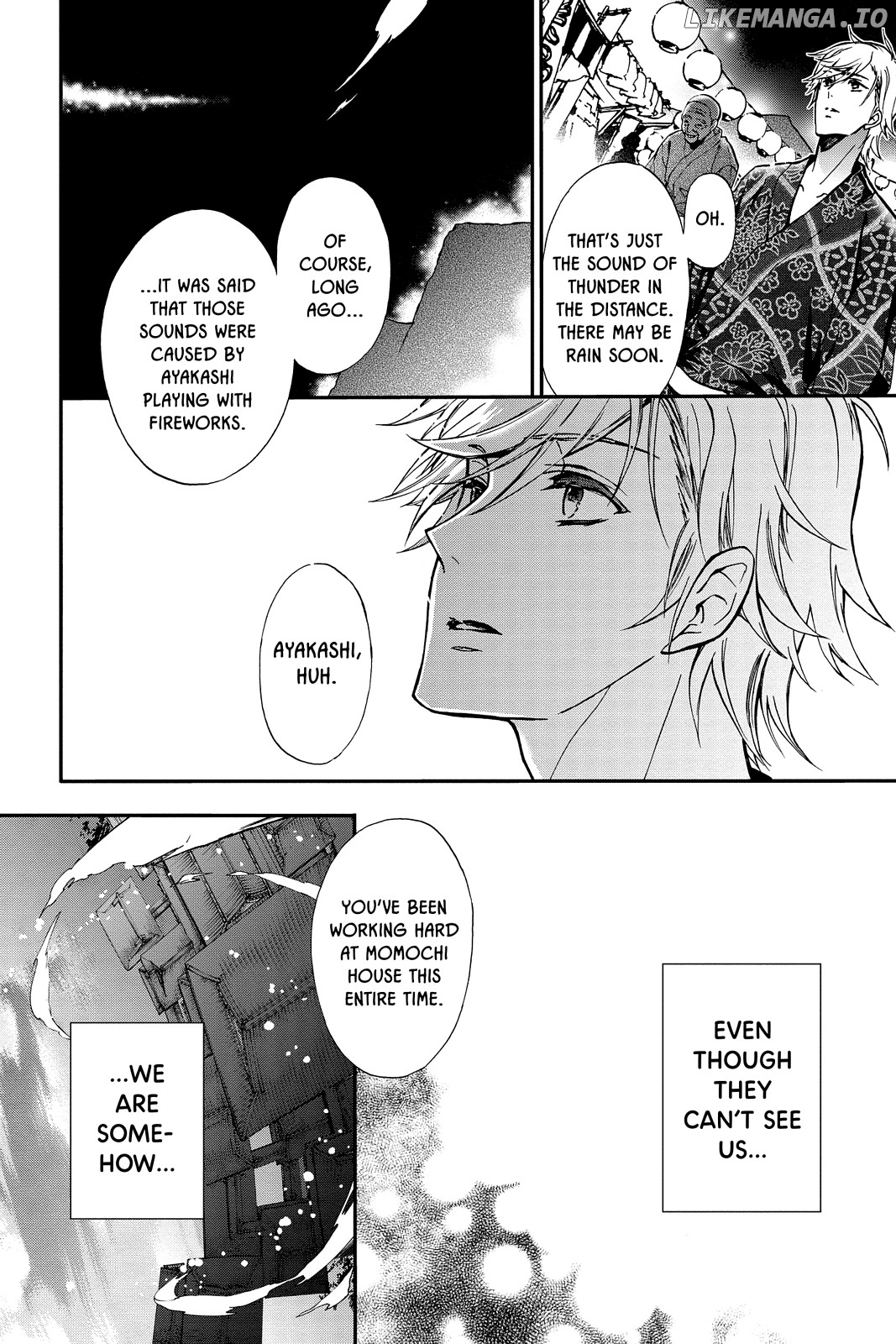 Momochi-san Chi no Ayakashi Ouji chapter 35 - page 18