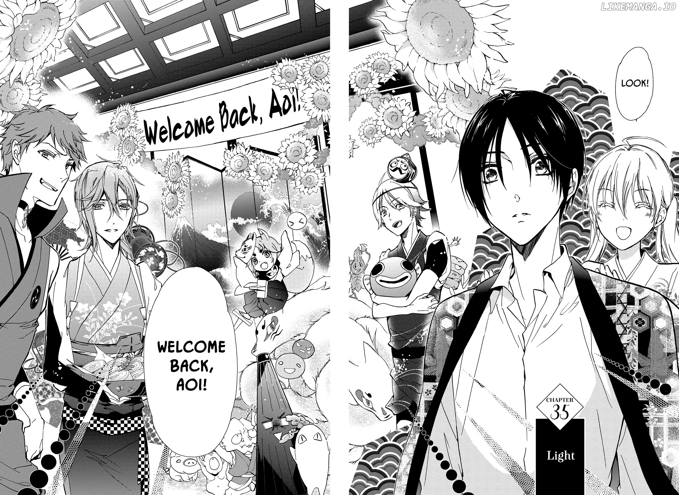 Momochi-san Chi no Ayakashi Ouji chapter 35 - page 2
