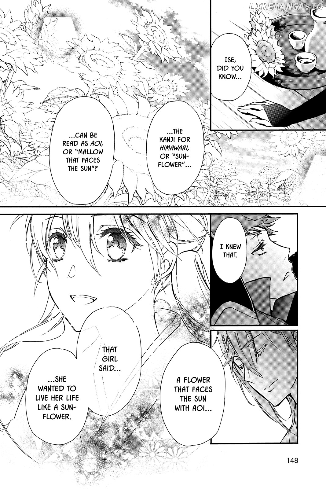 Momochi-san Chi no Ayakashi Ouji chapter 35 - page 22