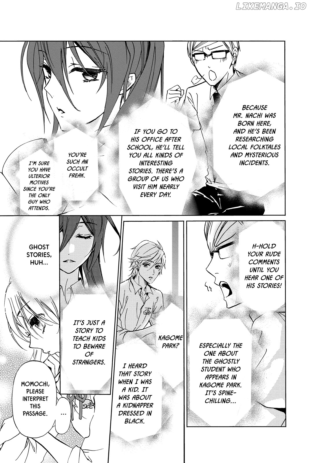 Momochi-san Chi no Ayakashi Ouji chapter 20 - page 21