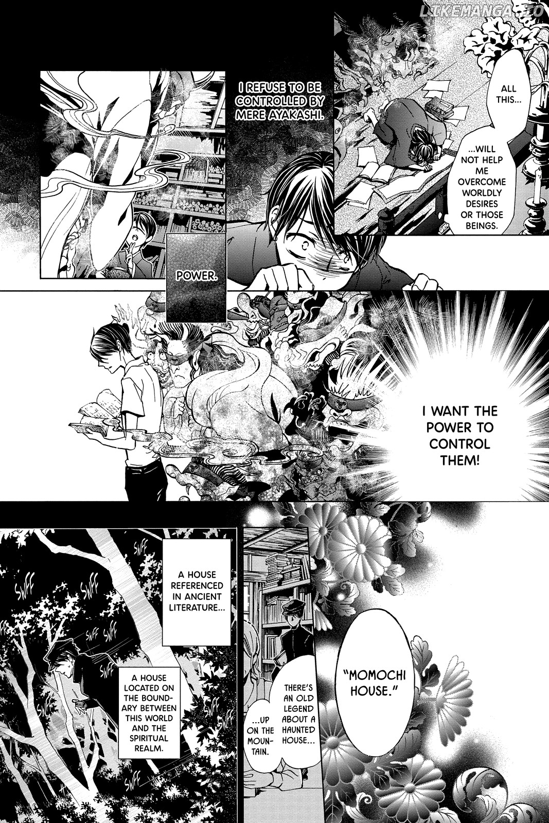 Momochi-san Chi no Ayakashi Ouji chapter 26 - page 12