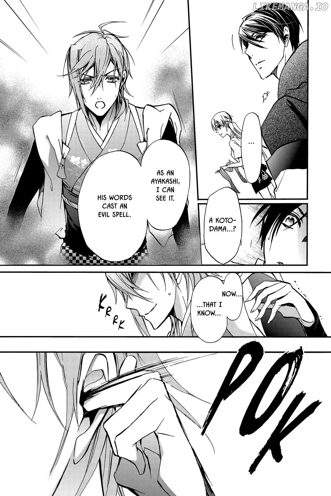 Momochi-san Chi no Ayakashi Ouji chapter 26 - page 28