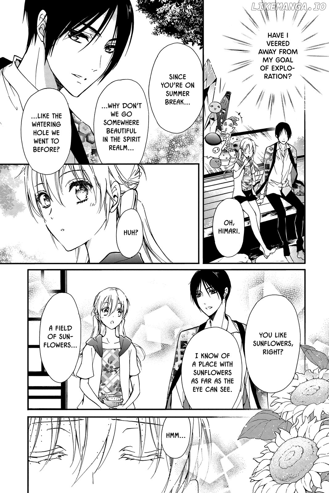 Momochi-san Chi no Ayakashi Ouji chapter 36 - page 19