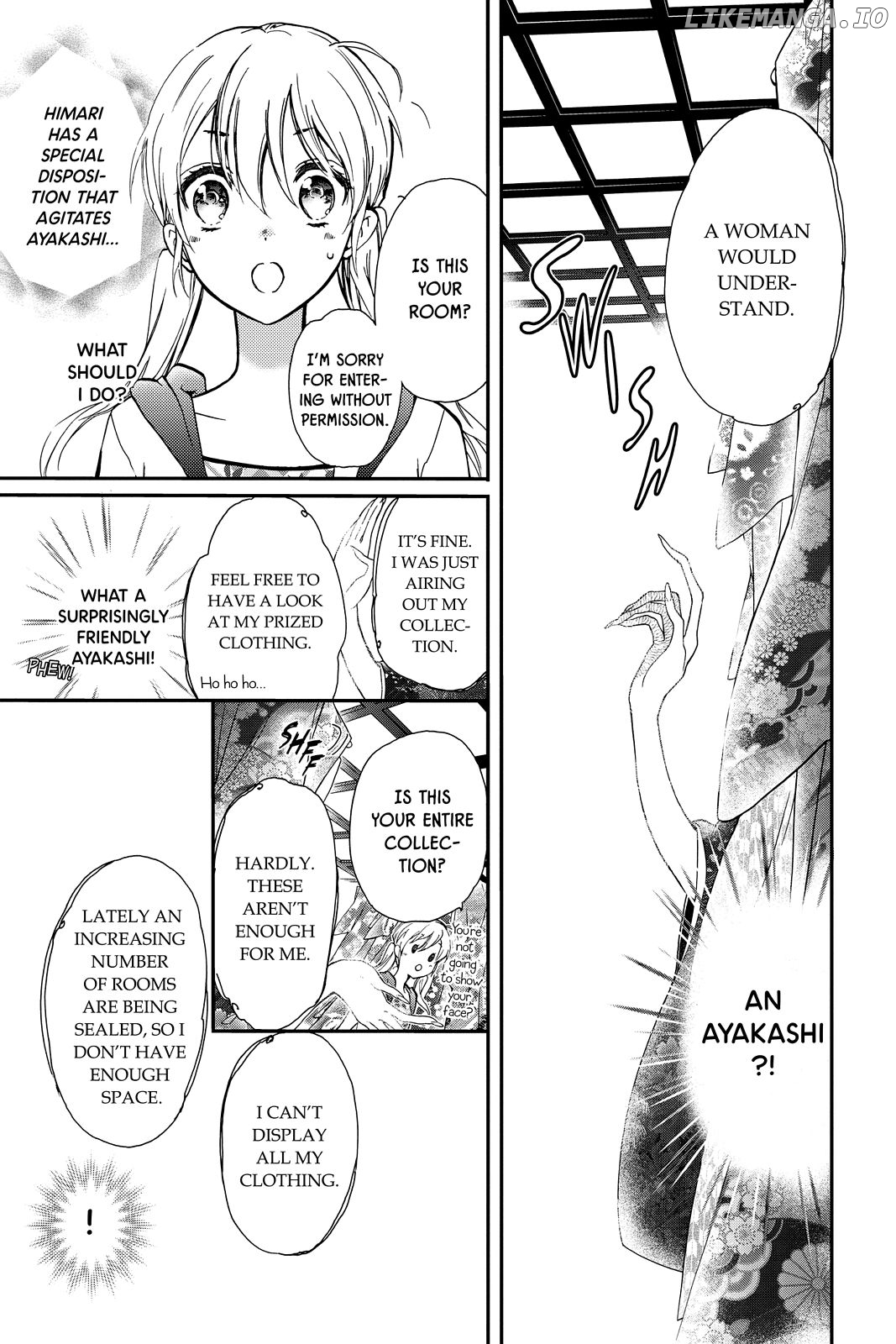 Momochi-san Chi no Ayakashi Ouji chapter 36 - page 23