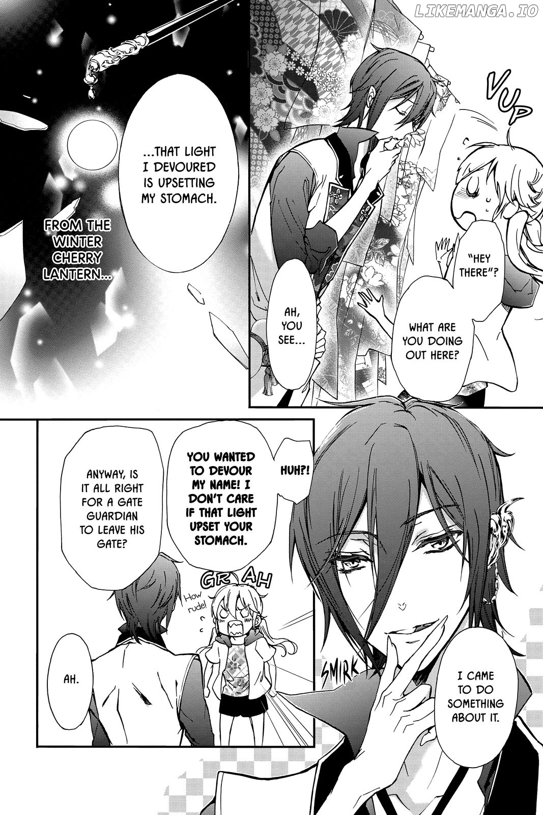 Momochi-san Chi no Ayakashi Ouji chapter 36 - page 32
