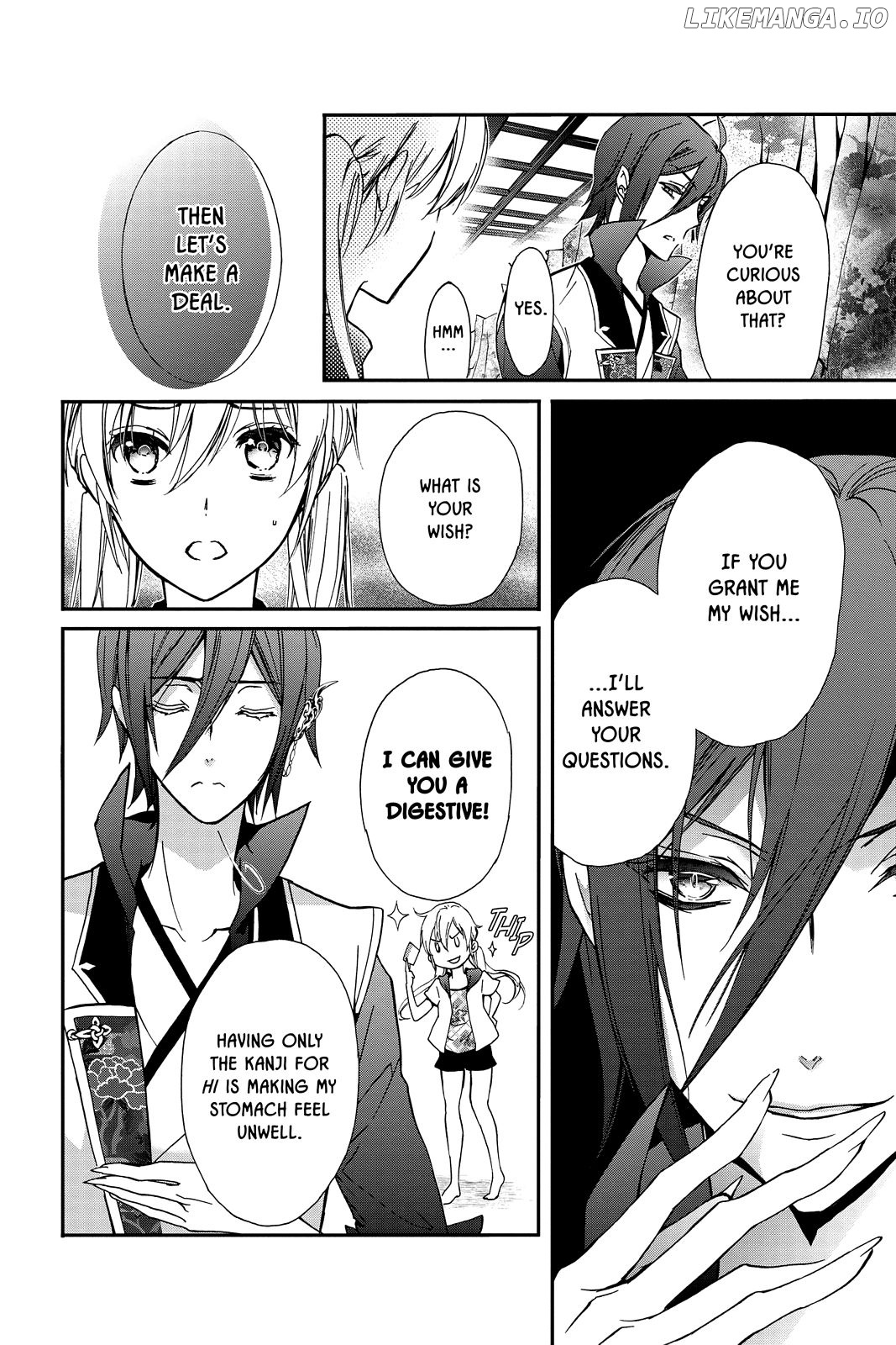 Momochi-san Chi no Ayakashi Ouji chapter 36 - page 38