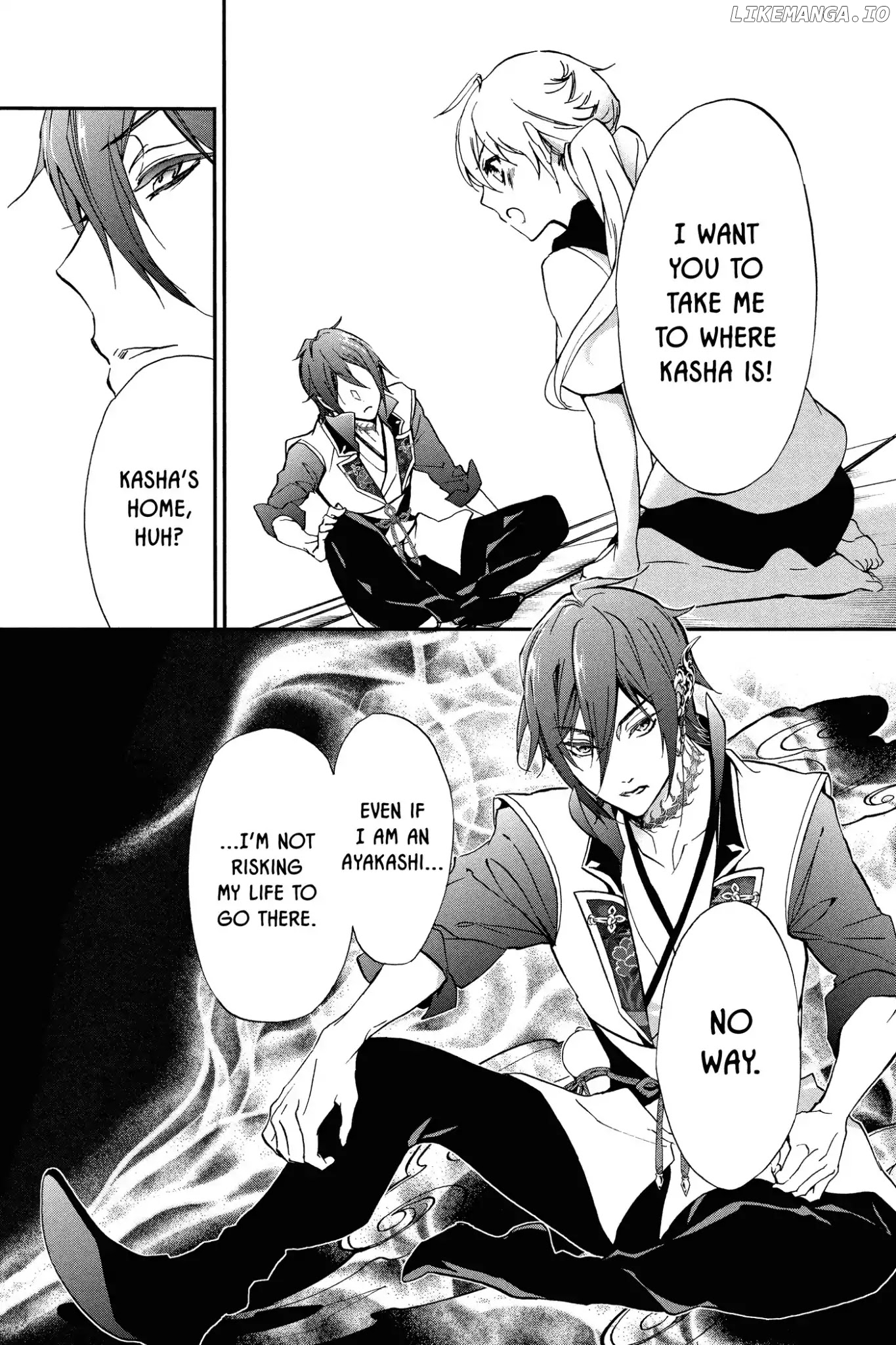 Momochi-san Chi no Ayakashi Ouji chapter 50 - page 13