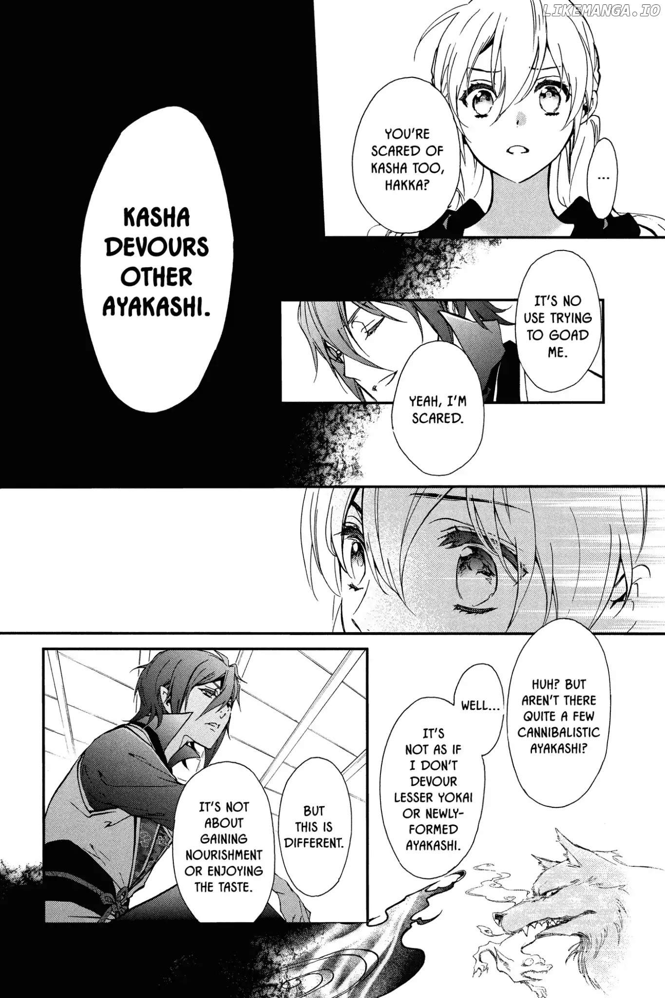 Momochi-san Chi no Ayakashi Ouji chapter 50 - page 14