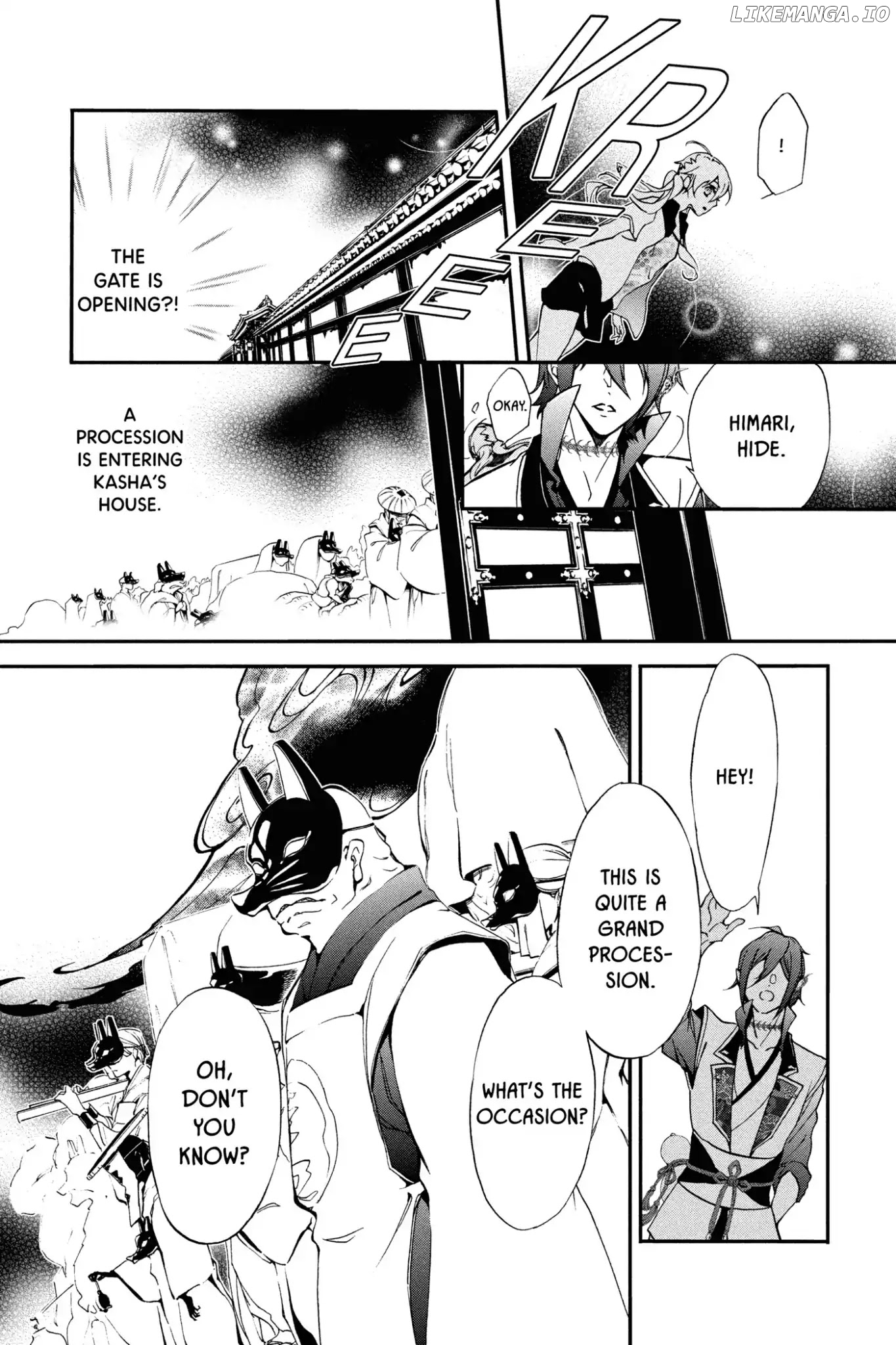 Momochi-san Chi no Ayakashi Ouji chapter 50 - page 27
