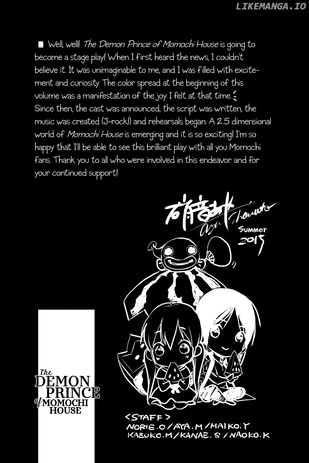 Momochi-san Chi no Ayakashi Ouji chapter 27 - page 29