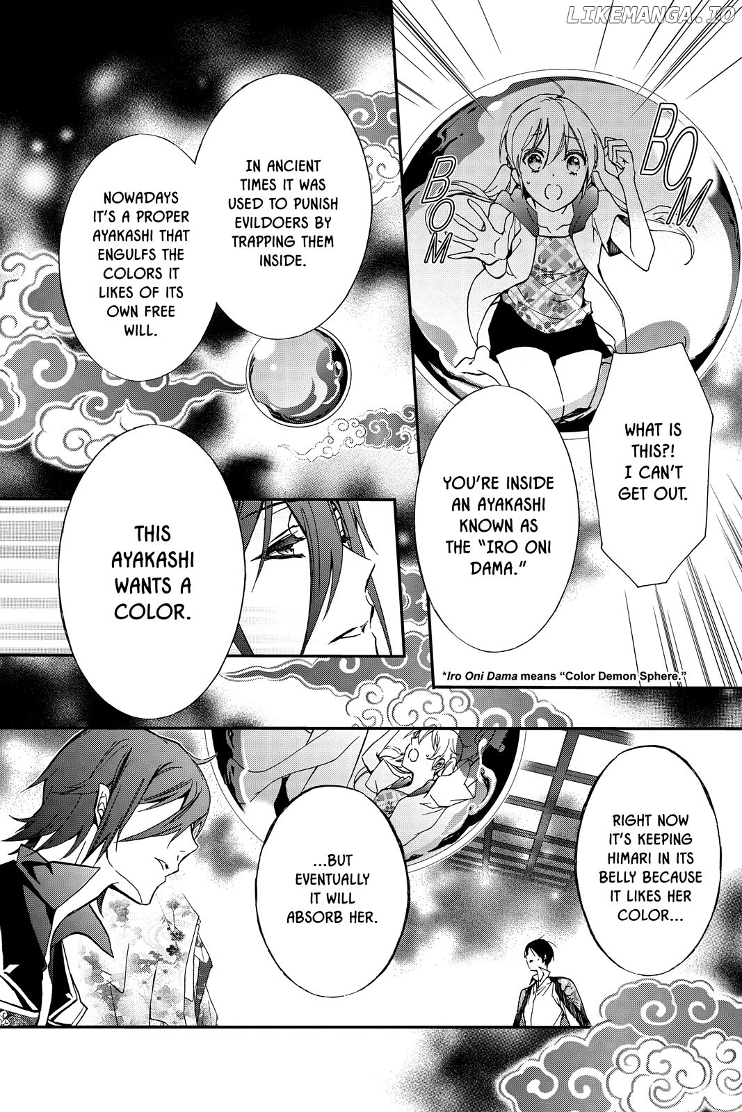 Momochi-san Chi no Ayakashi Ouji chapter 37 - page 12
