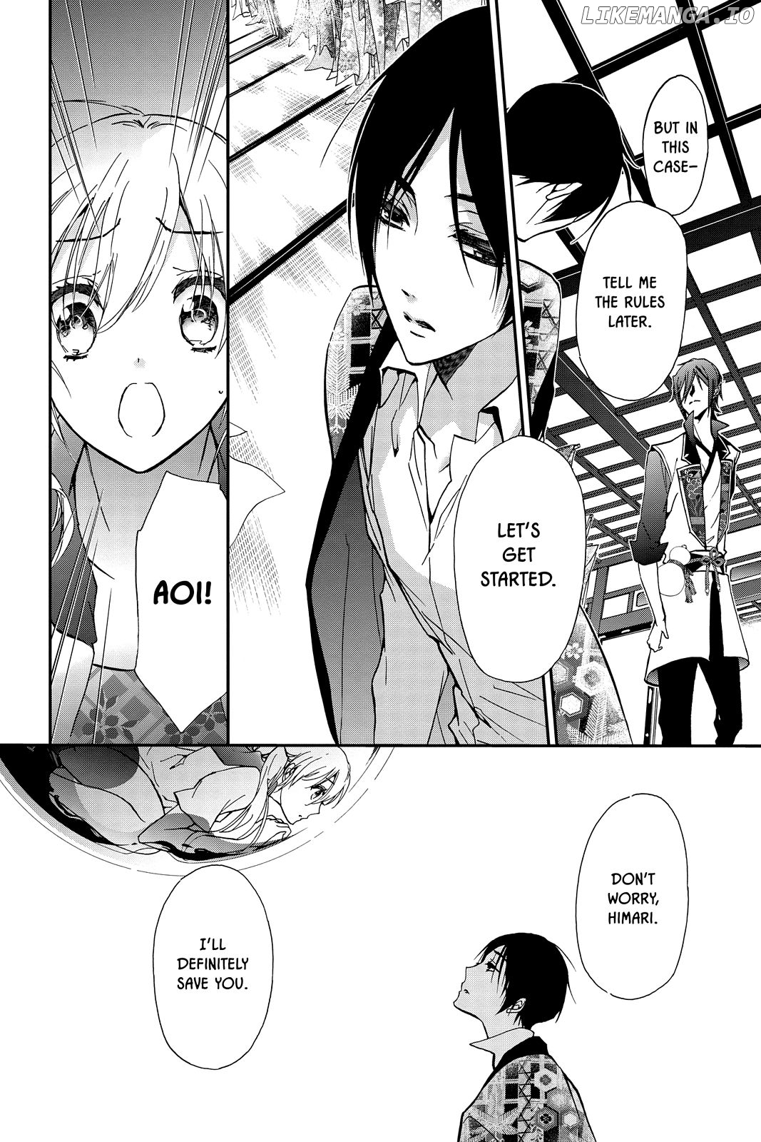 Momochi-san Chi no Ayakashi Ouji chapter 37 - page 14