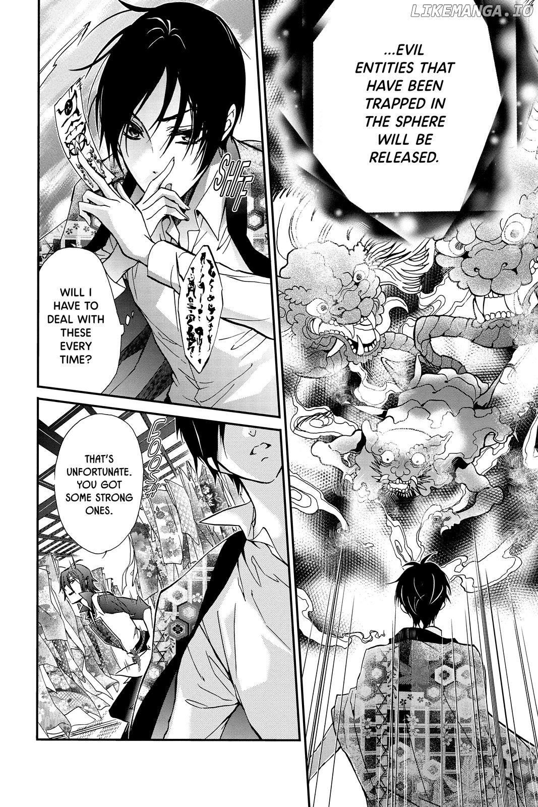 Momochi-san Chi no Ayakashi Ouji chapter 37 - page 16