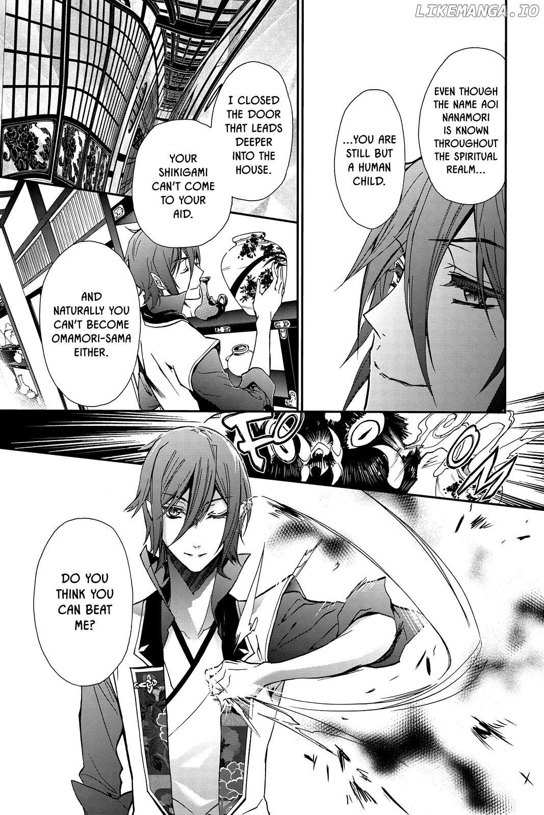 Momochi-san Chi no Ayakashi Ouji chapter 37 - page 17
