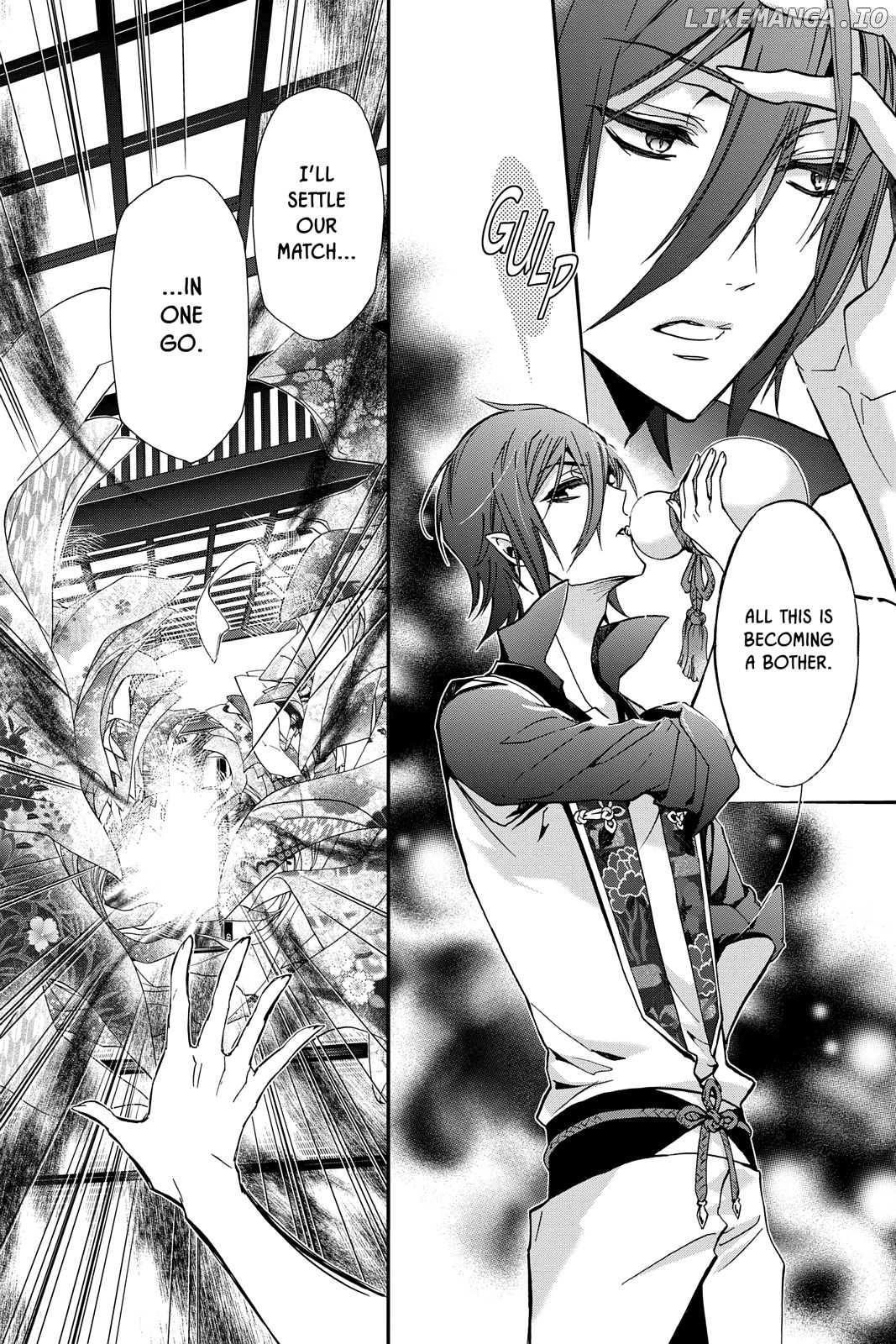 Momochi-san Chi no Ayakashi Ouji chapter 37 - page 21