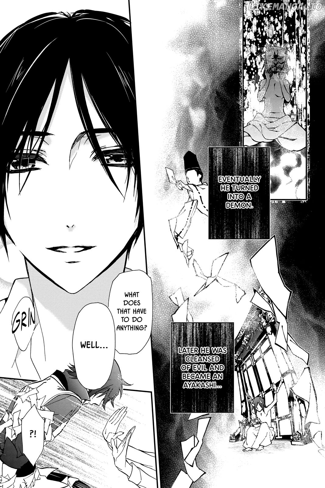 Momochi-san Chi no Ayakashi Ouji chapter 37 - page 32