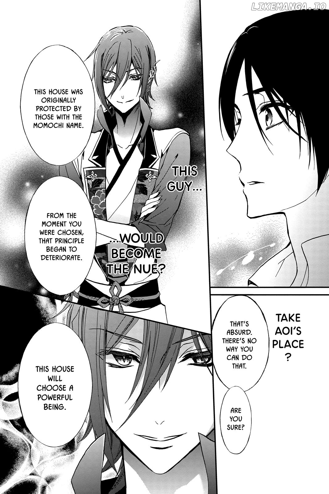 Momochi-san Chi no Ayakashi Ouji chapter 37 - page 7