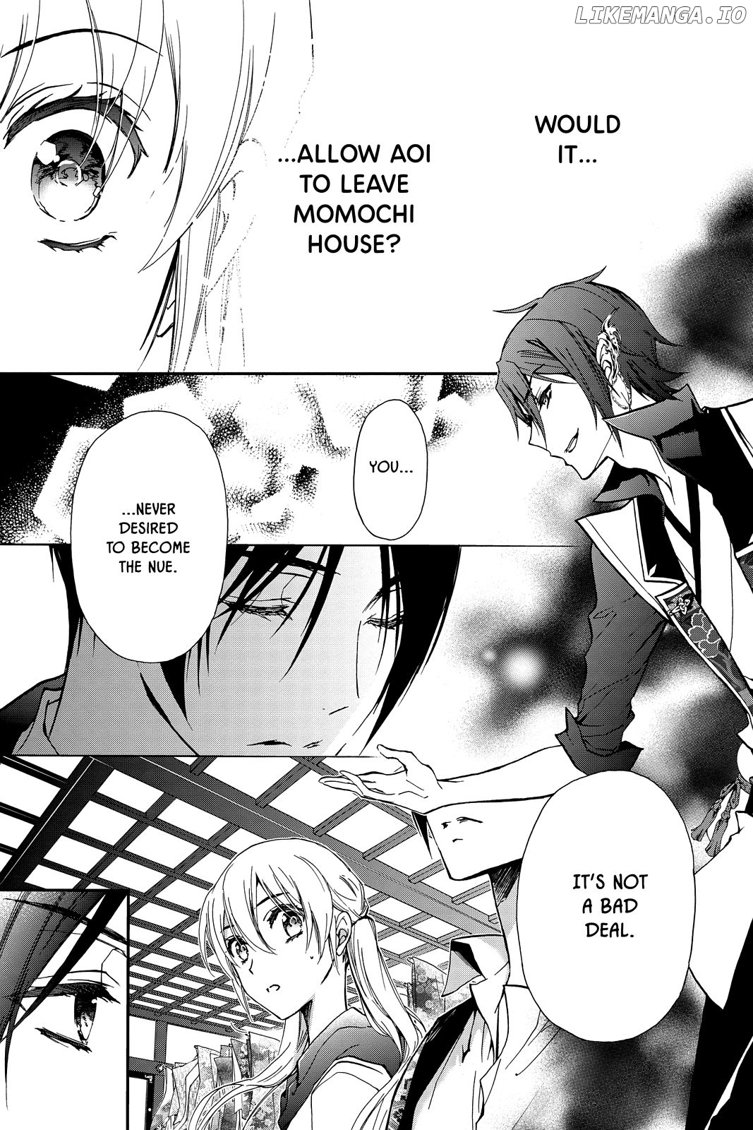 Momochi-san Chi no Ayakashi Ouji chapter 37 - page 8