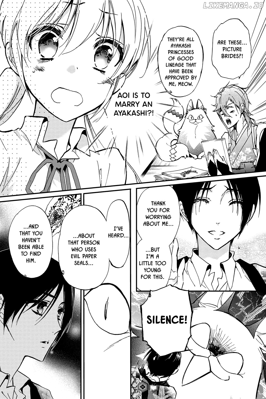 Momochi-san Chi no Ayakashi Ouji chapter 22 - page 10