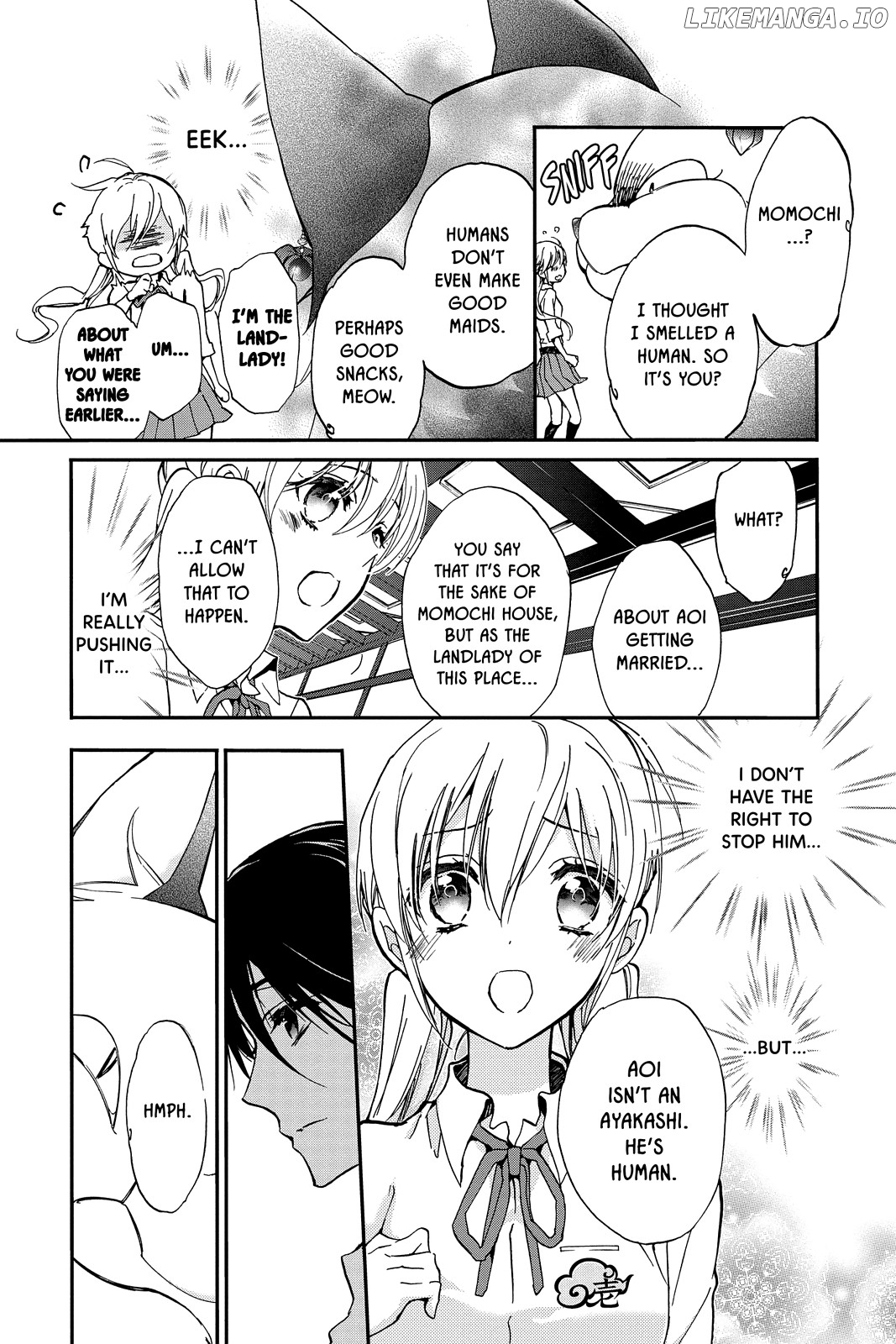 Momochi-san Chi no Ayakashi Ouji chapter 22 - page 12
