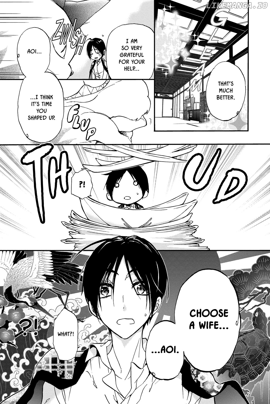 Momochi-san Chi no Ayakashi Ouji chapter 22 - page 9