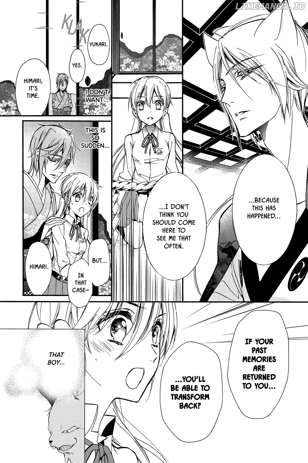 Momochi-san Chi no Ayakashi Ouji chapter 28 - page 14