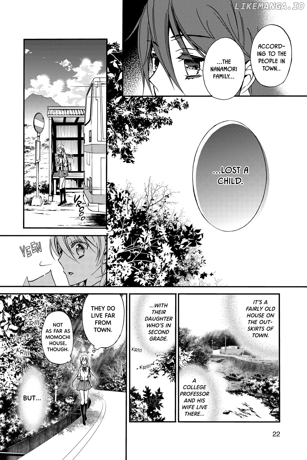 Momochi-san Chi no Ayakashi Ouji chapter 28 - page 22