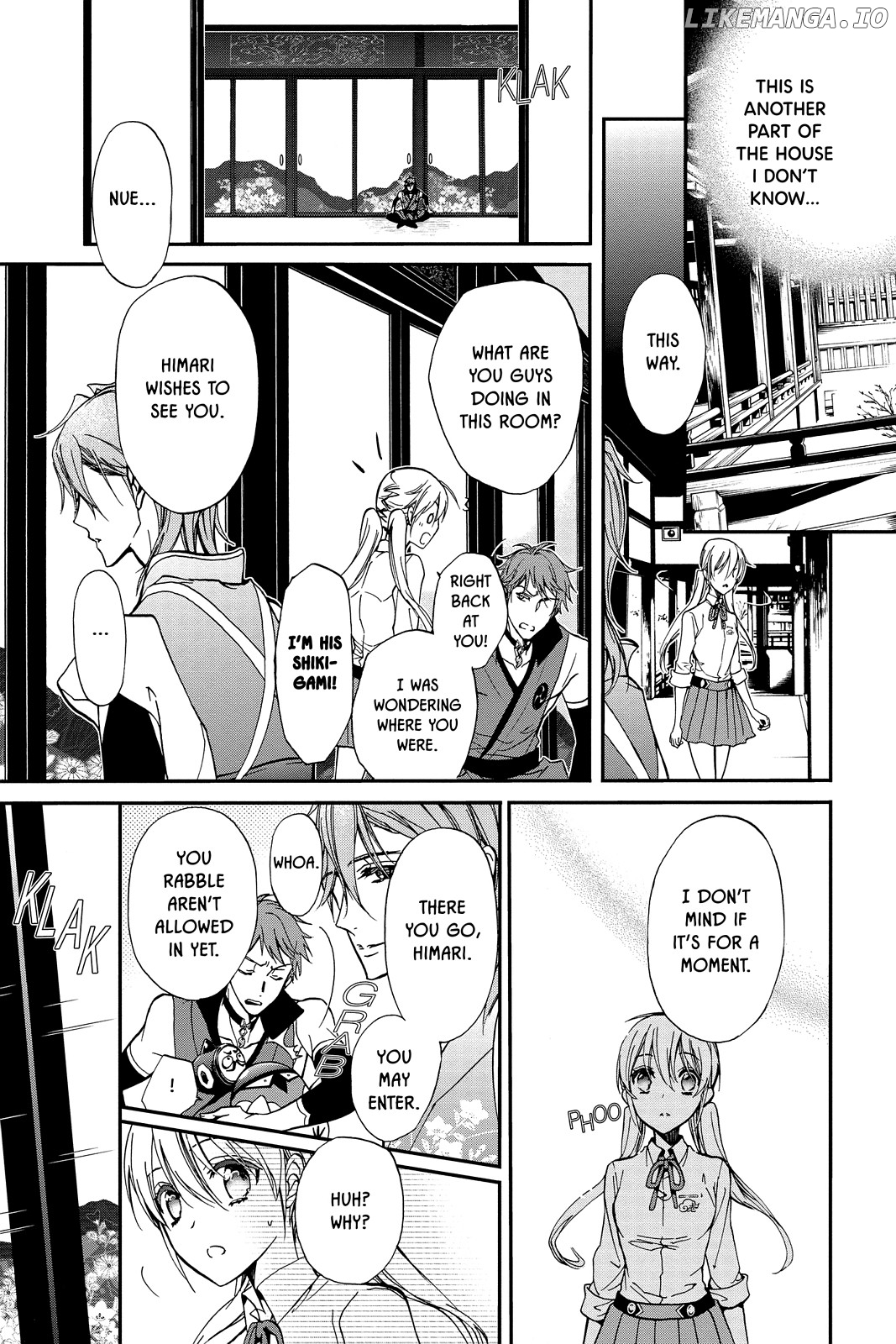 Momochi-san Chi no Ayakashi Ouji chapter 28 - page 9