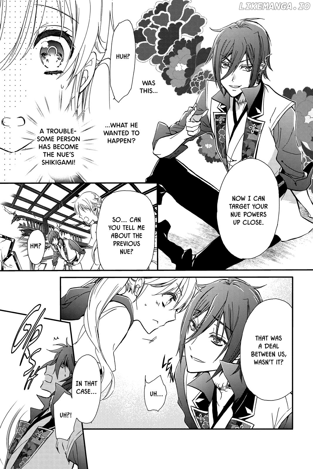 Momochi-san Chi no Ayakashi Ouji chapter 38 - page 23
