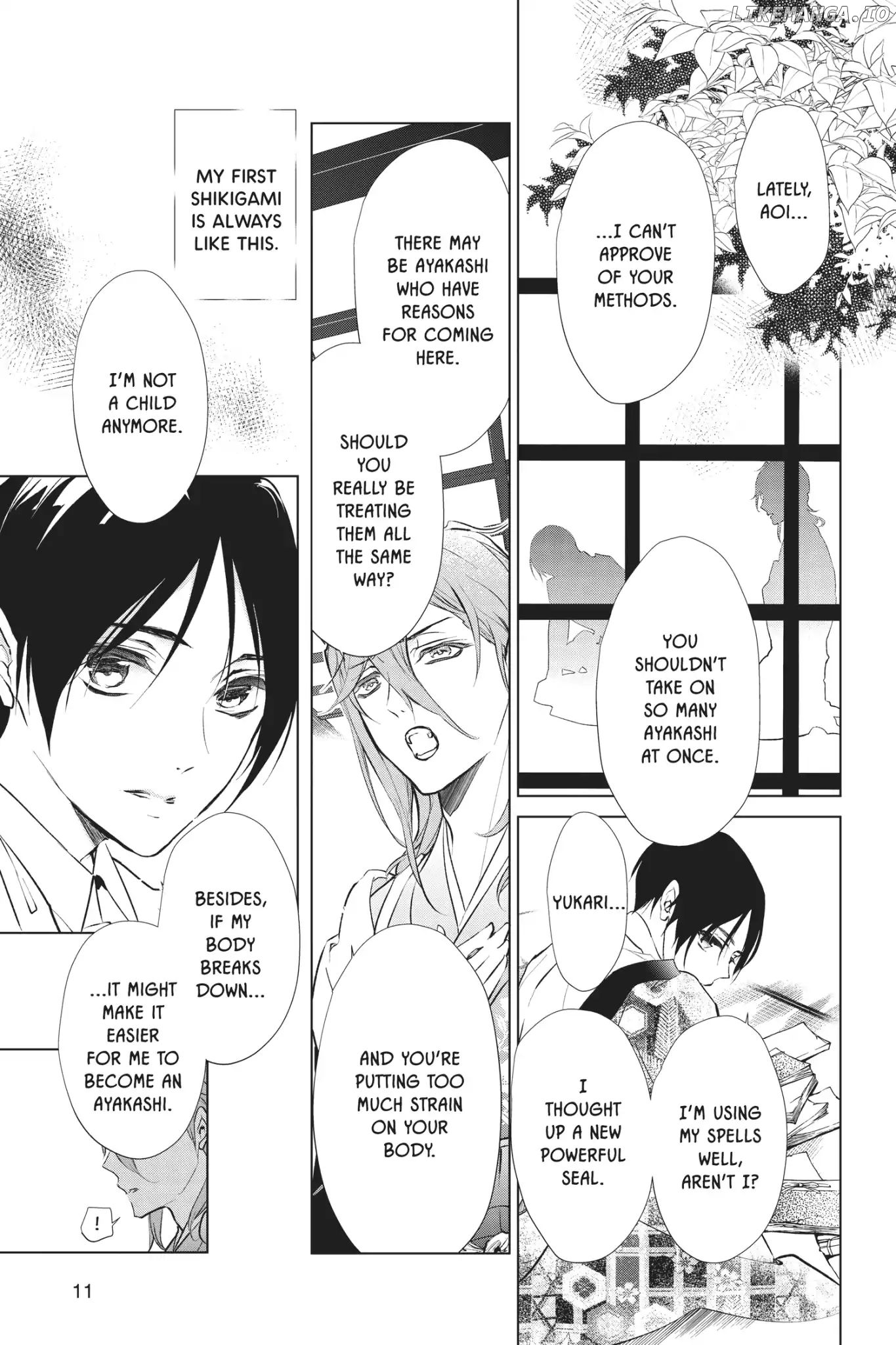 Momochi-san Chi no Ayakashi Ouji chapter 52 - page 11