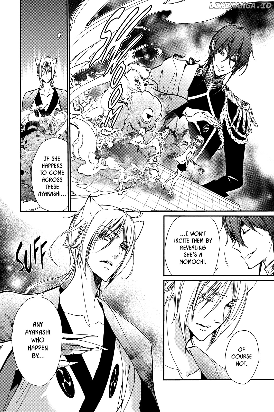 Momochi-san Chi no Ayakashi Ouji chapter 29 - page 13