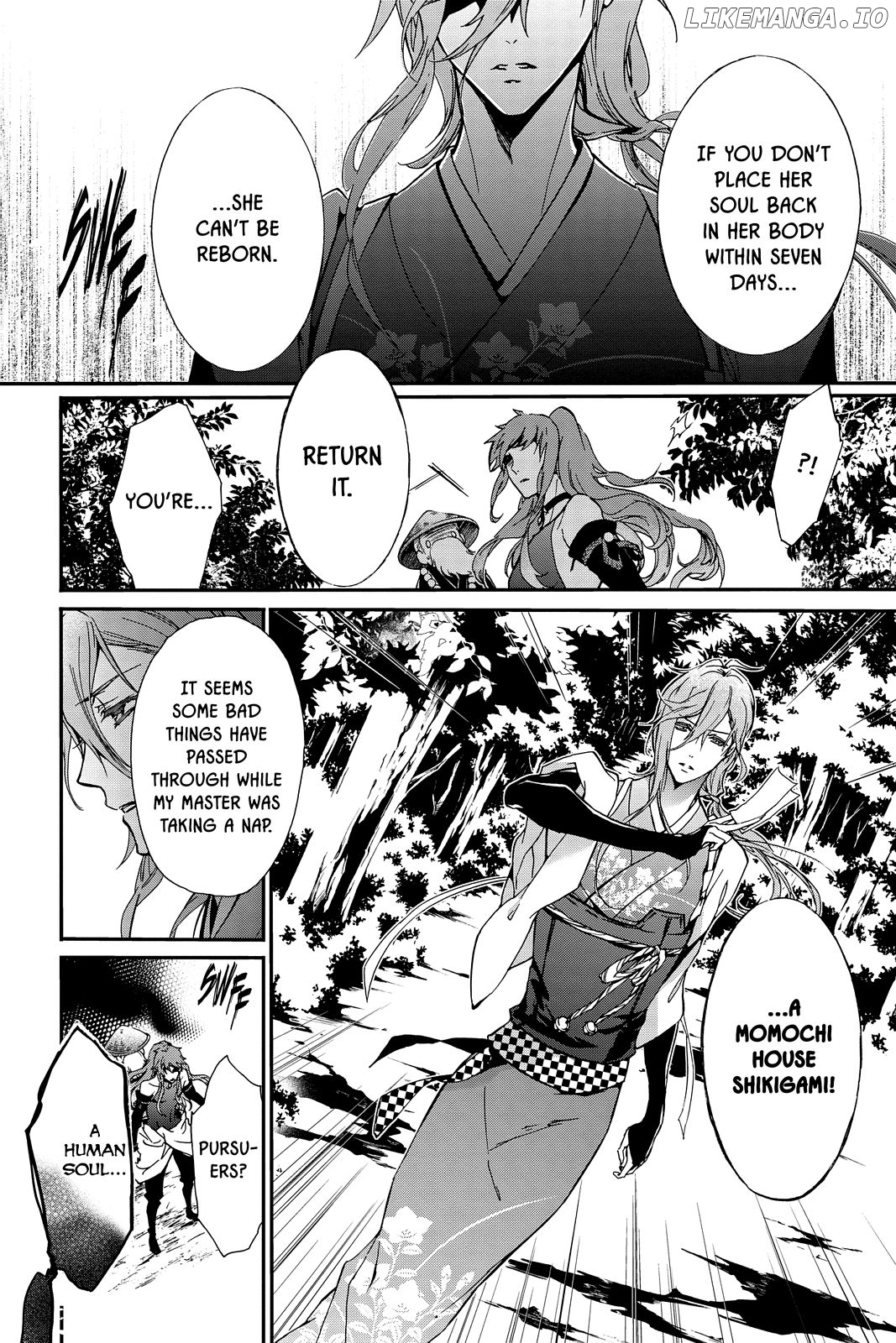 Momochi-san Chi no Ayakashi Ouji chapter 38.5 - page 16