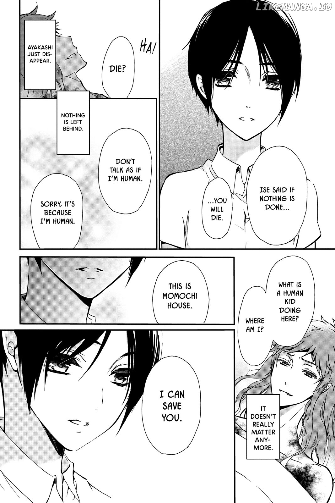 Momochi-san Chi no Ayakashi Ouji chapter 38.5 - page 20