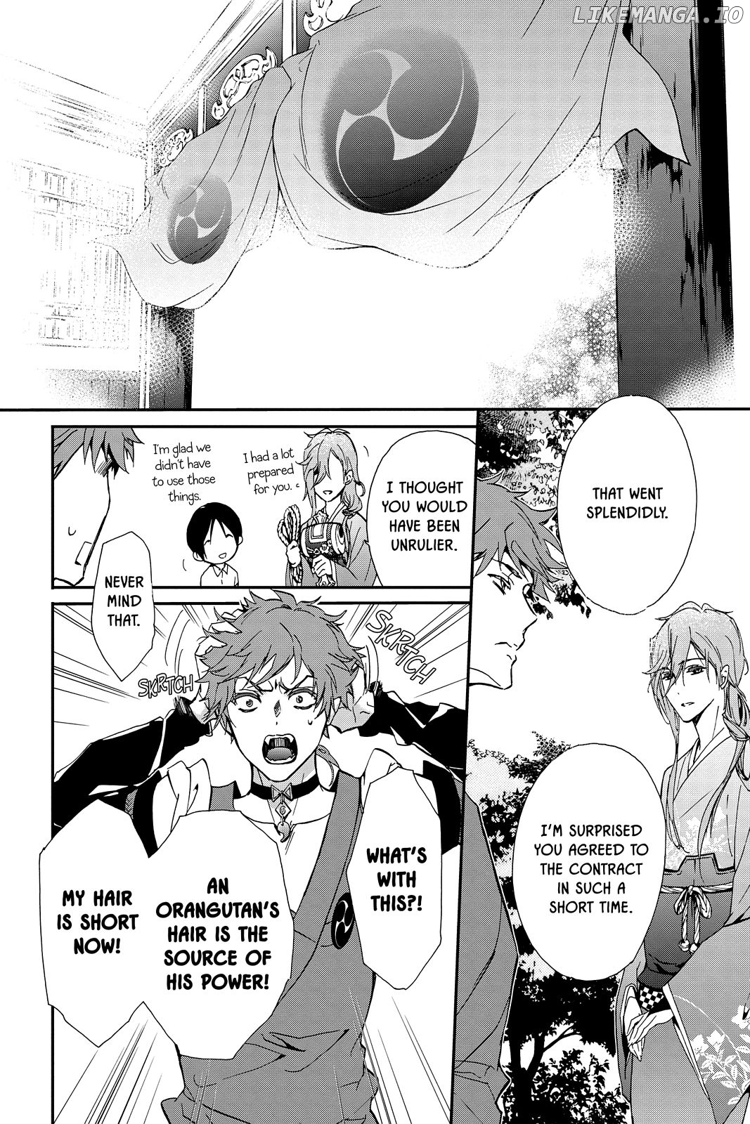 Momochi-san Chi no Ayakashi Ouji chapter 38.5 - page 33