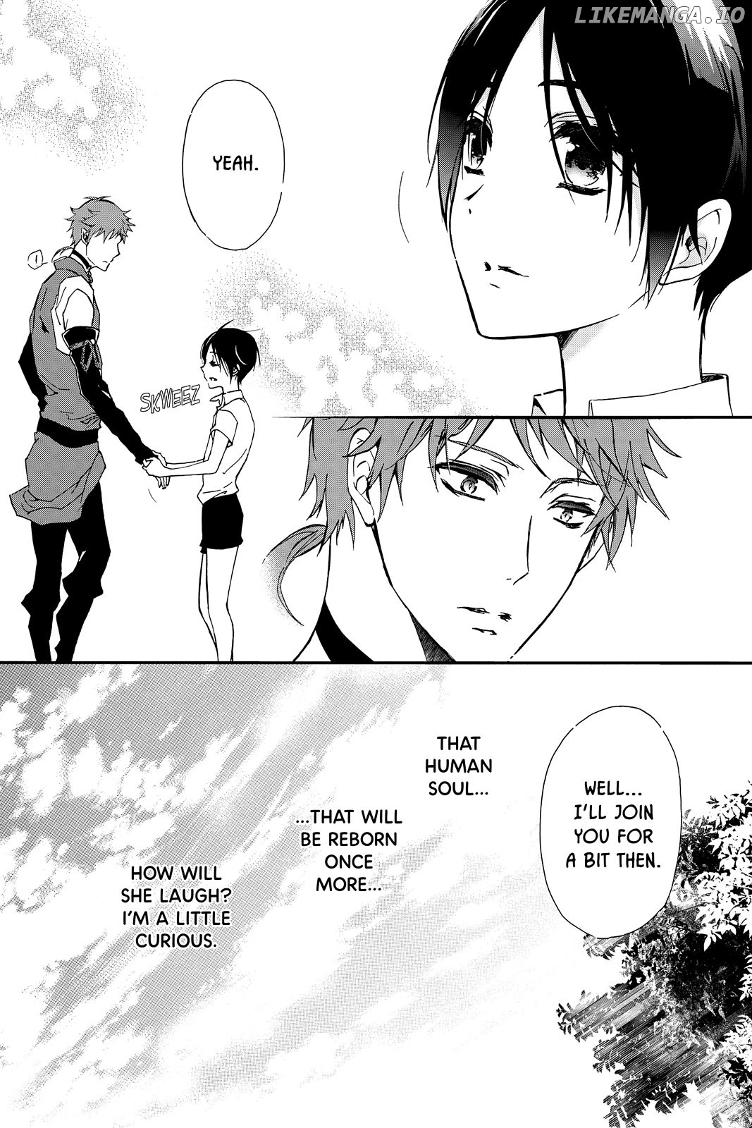 Momochi-san Chi no Ayakashi Ouji chapter 38.5 - page 36